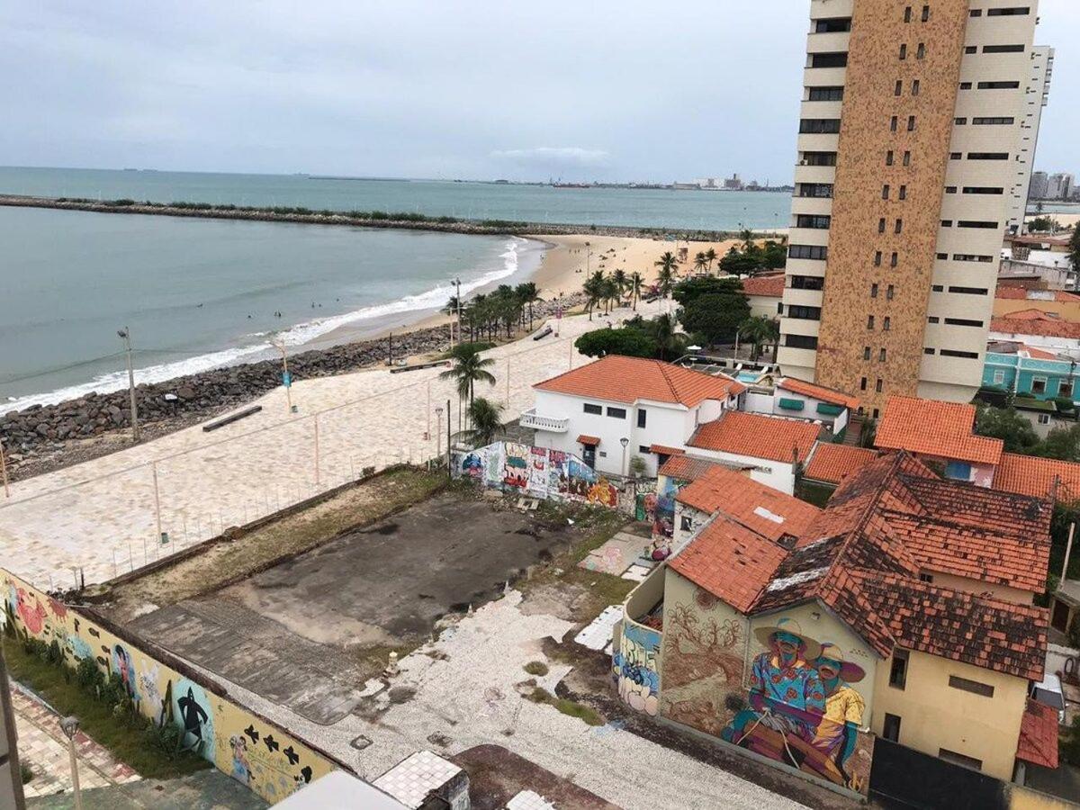 703 Lindo Flat mobiliado com vista lateral mar na Praia de Iracema Fortaleza (Ceara) Exterior foto