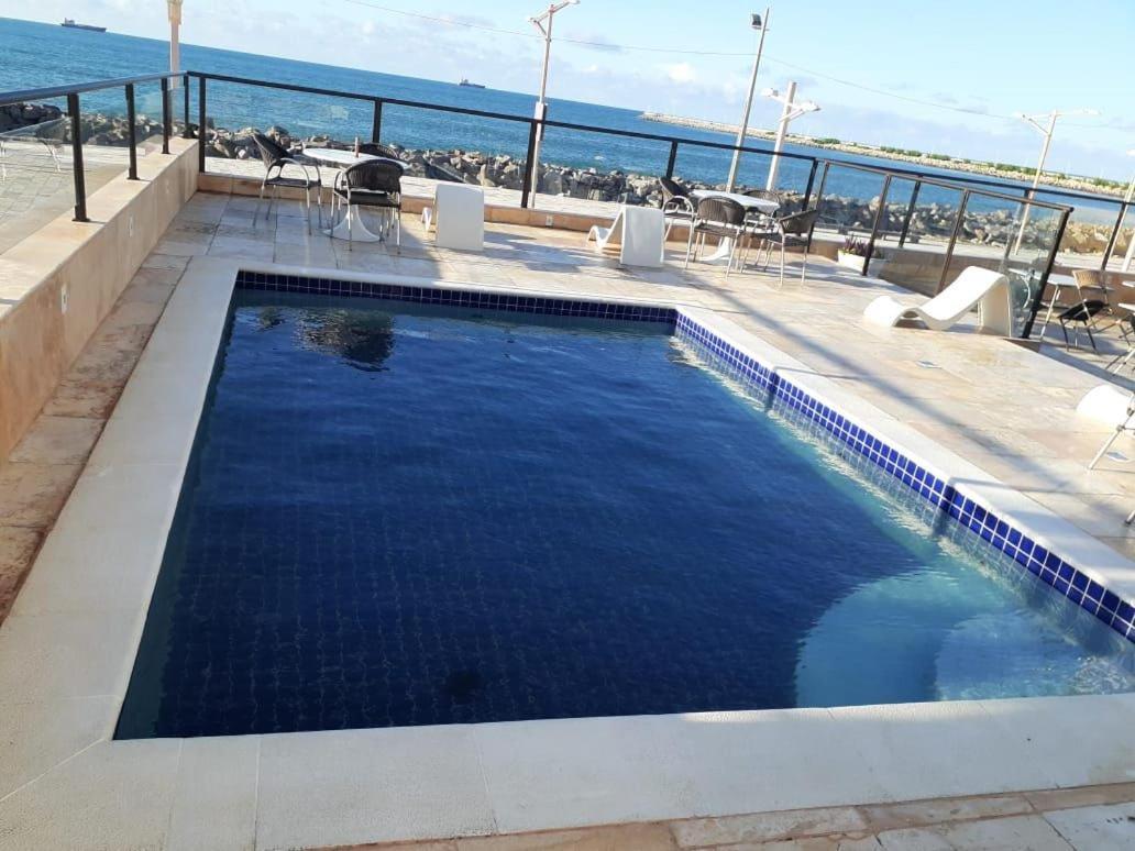 703 Lindo Flat mobiliado com vista lateral mar na Praia de Iracema Fortaleza (Ceara) Exterior foto