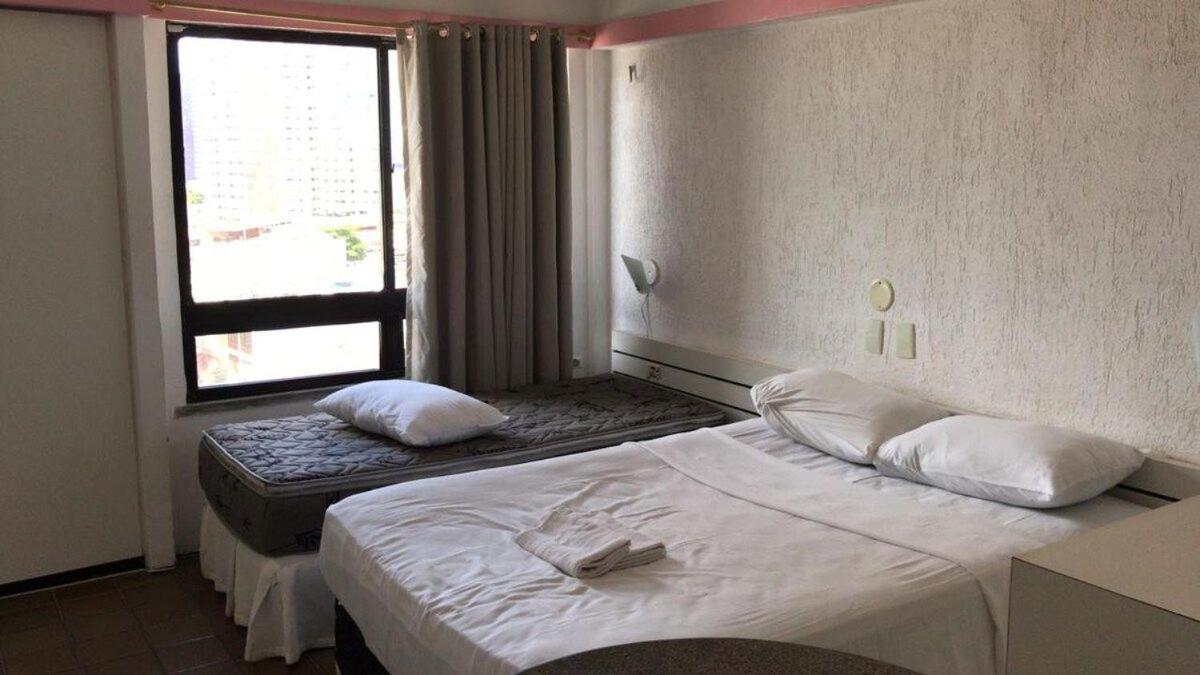 703 Lindo Flat mobiliado com vista lateral mar na Praia de Iracema Fortaleza (Ceara) Exterior foto